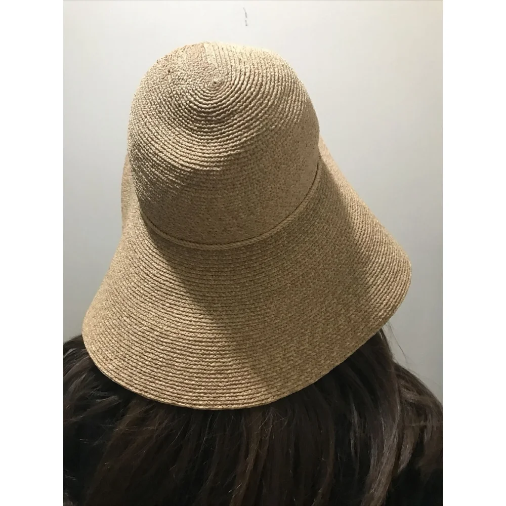 HELEN KAMINSKI 4” HAT WIDE BRIM DELPHINA RAFFIA - Picture 6 of 13